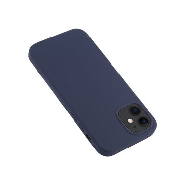 iPhone 12 Mini Compatible Case Cover With Premium Silicone - Navy